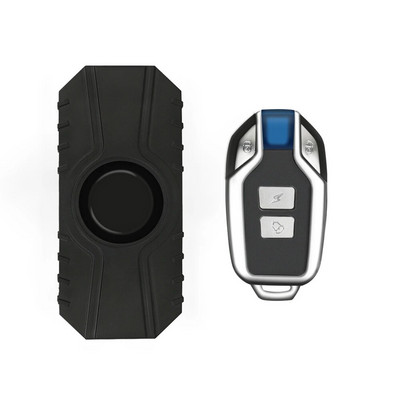 Συναγερμός ποδηλάτου μοτοσικλέτας 113dB Ασύρματο αντικλεπτικό σύστημα συναγερμού ασφαλείας οχήματος με ανίχνευση δυνατών κραδασμών με τηλεχειριστήριο