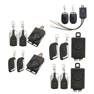 Motorcycle Anti-theft Alarm Remote Engine Start Electric Bike Waterproof High Power Security Alarm Moto Theft Protection