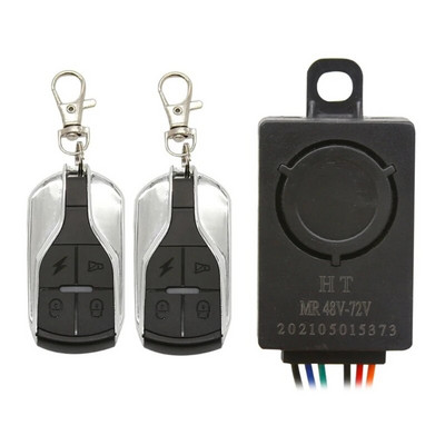 Motocikla pretaizdzīšanas trauksmes tālvadības pults Dzinēja palaišanas elektriskais velosipēds ūdensizturīgs lielas jaudas drošības signalizācija Moto aizsardzība pret zādzībām