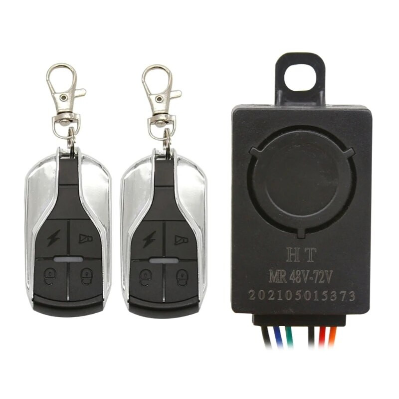 Motocikla pretaizdzīšanas trauksmes tālvadības pults Dzinēja palaišanas elektriskais velosipēds ūdensizturīgs lielas jaudas drošības signalizācija Moto aizsardzība pret zādzībām