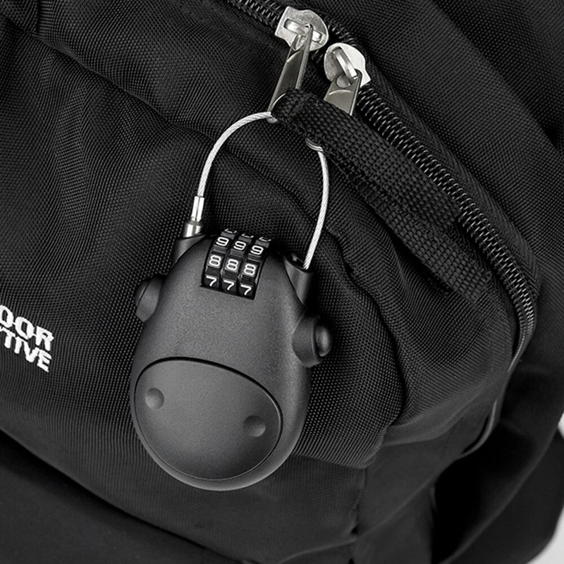 Su 81 cm plienine lyne motociklo šalmo kodiniais užraktais nuo vagystės dviračio bagažo bagažinės užrakinimo automobilio apsaugos motociklo priedais