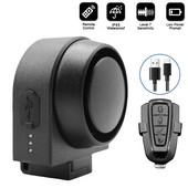 Juhtmeta rattaalarm vargusvastane sissemurdmisvastane alarm 115 dB valju vibratsiooniga aktiveeritav jalgratta häirekell koos kaugsarvega USB laetav