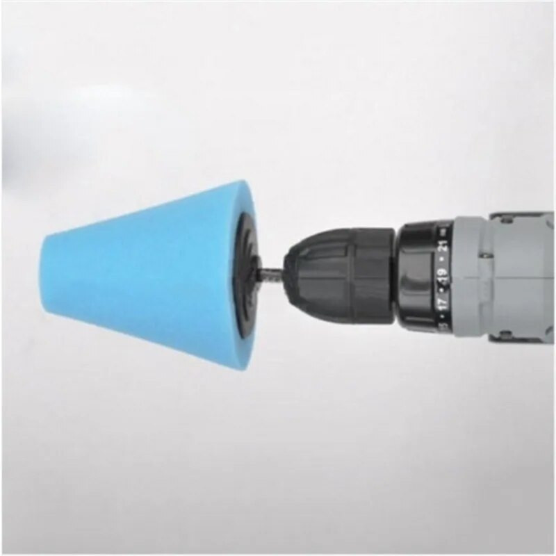 Autókerék-polírozó szivacs elektromos fúróhoz polírozó kúp polírozó golyós polírozó alátét agy polírozó szivacs autó tartozékok