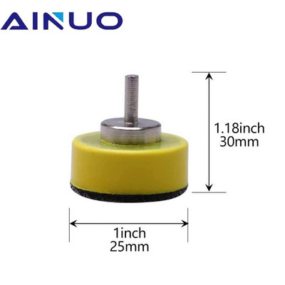 22Gb pulēšanas vaskošanas pulēšanas sūkļa spilventiņu komplekts automašīnas riteņu rumbas pulēšanas kāta vaskošanas putu pulētājs