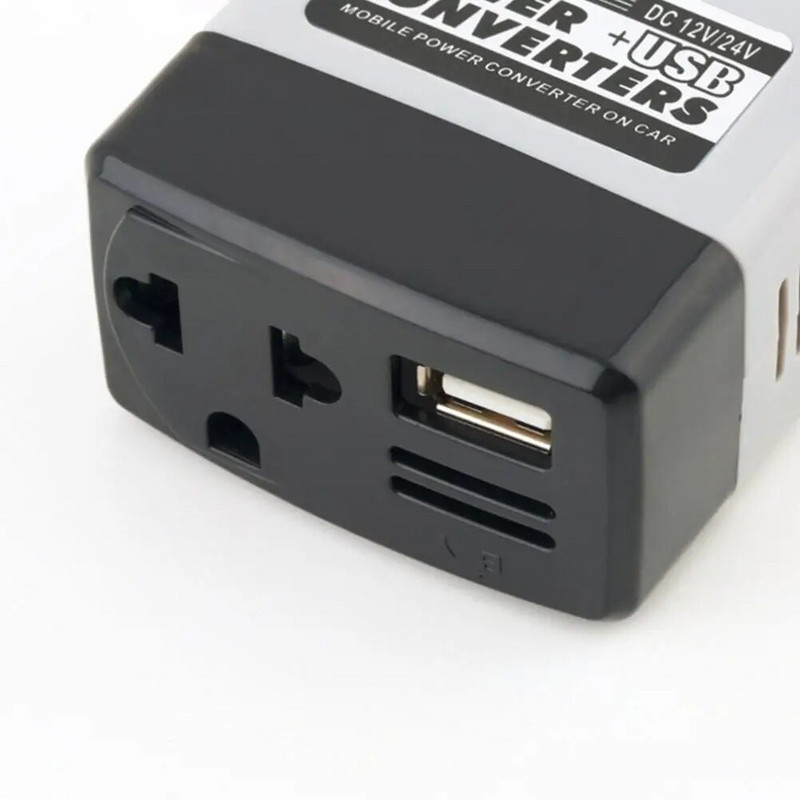 DC 12/24V kuni AC 220V USB auto mobiilne toiteinverteri adapter Auto auto toitemuunduri laadija, mida kasutatakse kõigi mobiiltelefonide jaoks