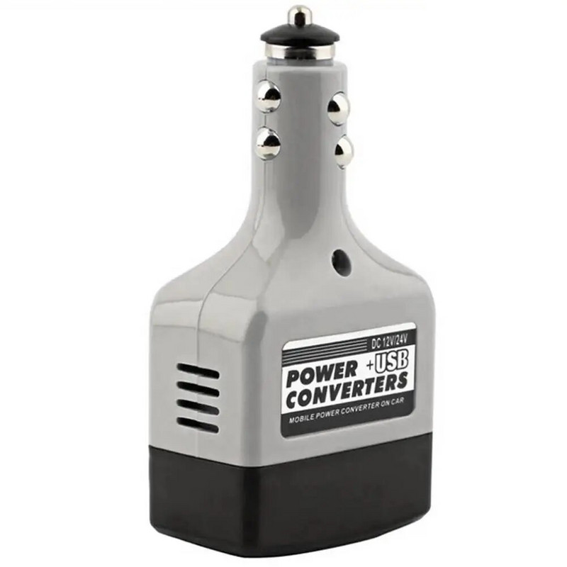DC 12/24V kuni AC 220V USB auto mobiilne toiteinverteri adapter Auto auto toitemuunduri laadija, mida kasutatakse kõigi mobiiltelefonide jaoks
