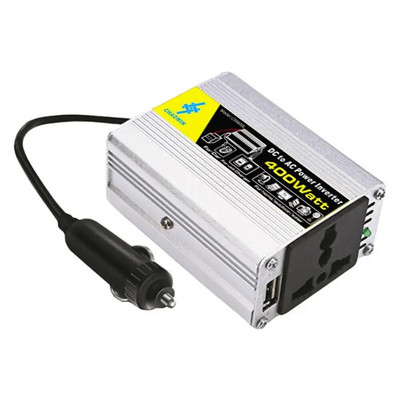 Inverter 12 V 220 V modifitseeritud siinuslaine toiteallikas 400 W, auto sigaretisüütaja 12 V kuni 220 V inverter, auto muundur 12 kuni 220