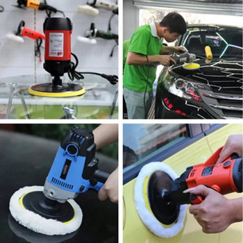 Диск за полиране на вълна за автомобили Полиращи инструменти за кола маска 75 mm/125 mm/150 mm Подложки за грижа за автомобилната боя Автомобилни аксесоари за красота