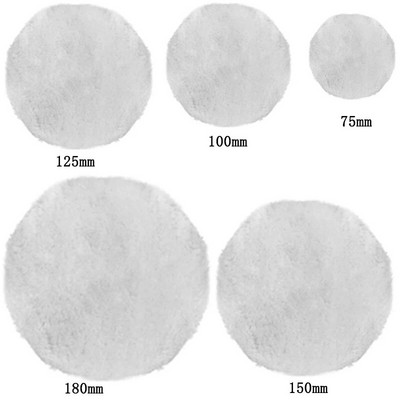 Automobilių vatos poliravimo diskas Automobilių vaškavimo poliravimo poliravimo įrankiai 75 mm/125 mm/150 mm automobilių dažų priežiūros poliravimo pagalvėlės Automobilių grožio priedai