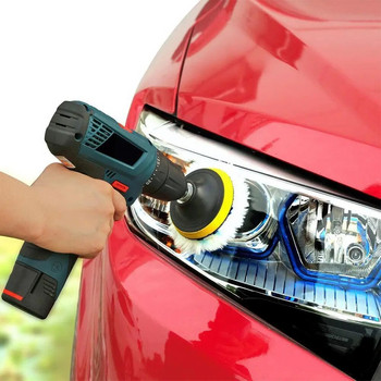 Универсална подложка за полиране на автомобили 3/4 инча за M10/m14 Машина за мека вълна Восъчна полираща машина Дискове за полиране на купето на автомобил Аксесоар за почистване H5i9