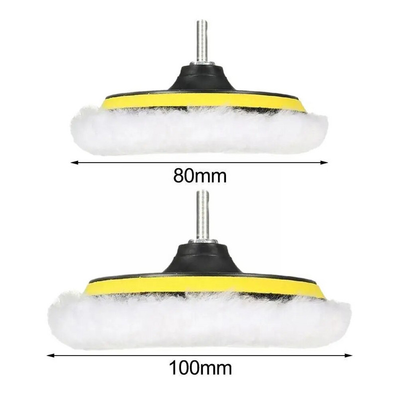 Universāls automašīnu pulēšanas spilventiņš 3/4 collu priekš M10/m14 mīkstās vilnas mašīnas vaskošanas pulēšanas mašīnas virsbūves pulēšanas disku tīrīšanas piederums H5i9