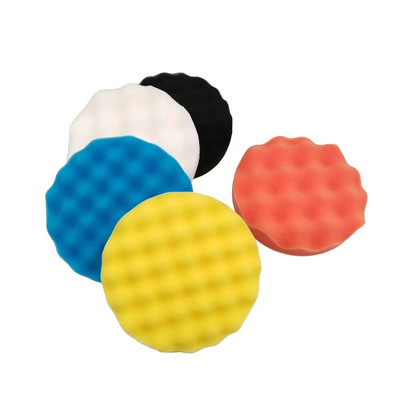 4/5/6/7/8gab 6 collu pulēšanas spilventiņu komplekts 150 mm putu bufera komplekts pulēšanas sūkļa vaska spilventiņš skrāpējumu noņemšanai