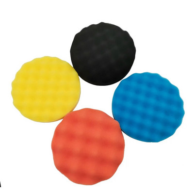 4/5/6/7/8gab 6 collu pulēšanas spilventiņu komplekts 150 mm putu bufera komplekts pulēšanas sūkļa vaska spilventiņš skrāpējumu noņemšanai