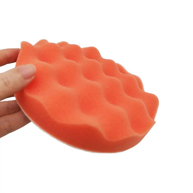 4/5/6/7/8gab 6 collu pulēšanas spilventiņu komplekts 150 mm putu bufera komplekts pulēšanas sūkļa vaska spilventiņš skrāpējumu noņemšanai