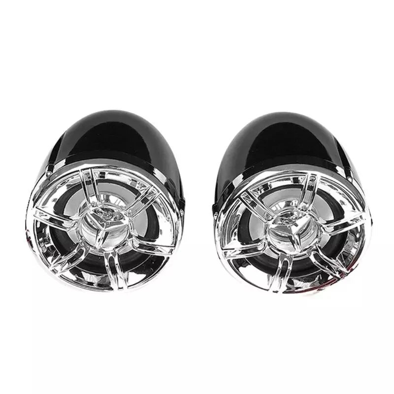 Motocikls Bluetooth Skaņas Audiosistēma Stereo brīvroku skaļruņi Radio MP3 mūzikas atskaņotājs Melns