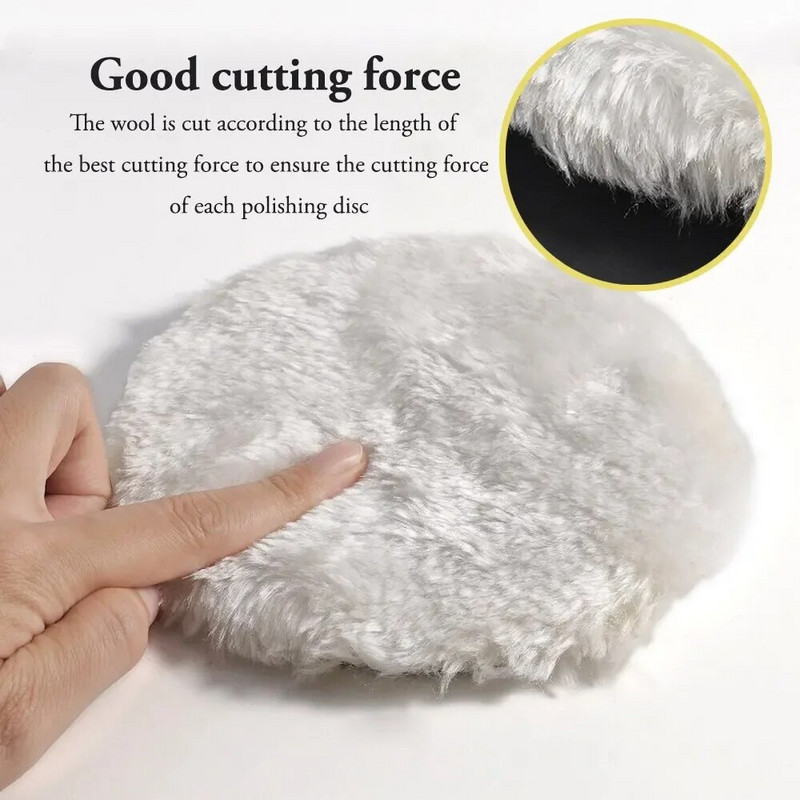 Polírozókészlet Autópolírozó Pad Gyantázó Szivacs Korong Gyapjú Kerék Auto Paint Care Polírozó Pads Gadget Autótisztító és -ápoló eszköz