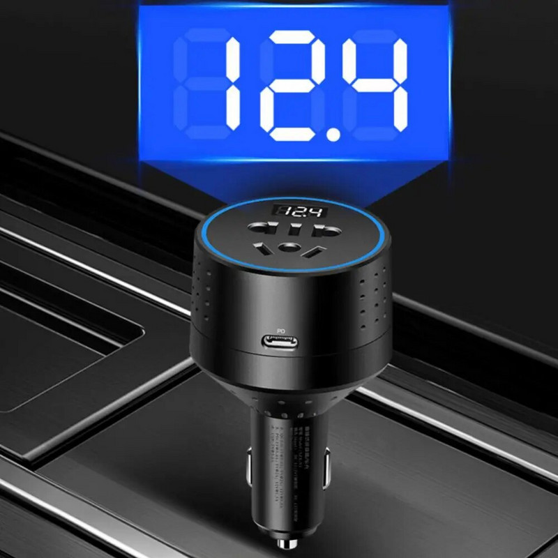 Inverterski auto punjač 12v 220v 110V PD Type-C QC3.0 USB utičnica adapter za auto punjenje 24V automatski pretvarač napajanja 12v A 220v