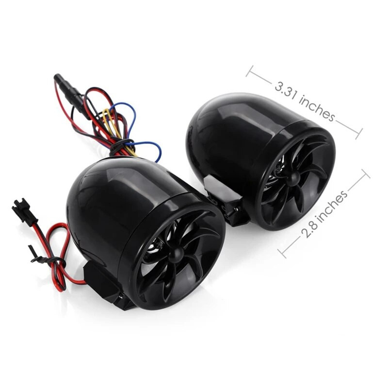 Mt483 motocikla audio mūzikas atskaņotājs Mp3 skaļrunis pretaizdzīšanas trauksmes atbalsts Fm USB Sd papildu navigācija ar balss uzvednēm