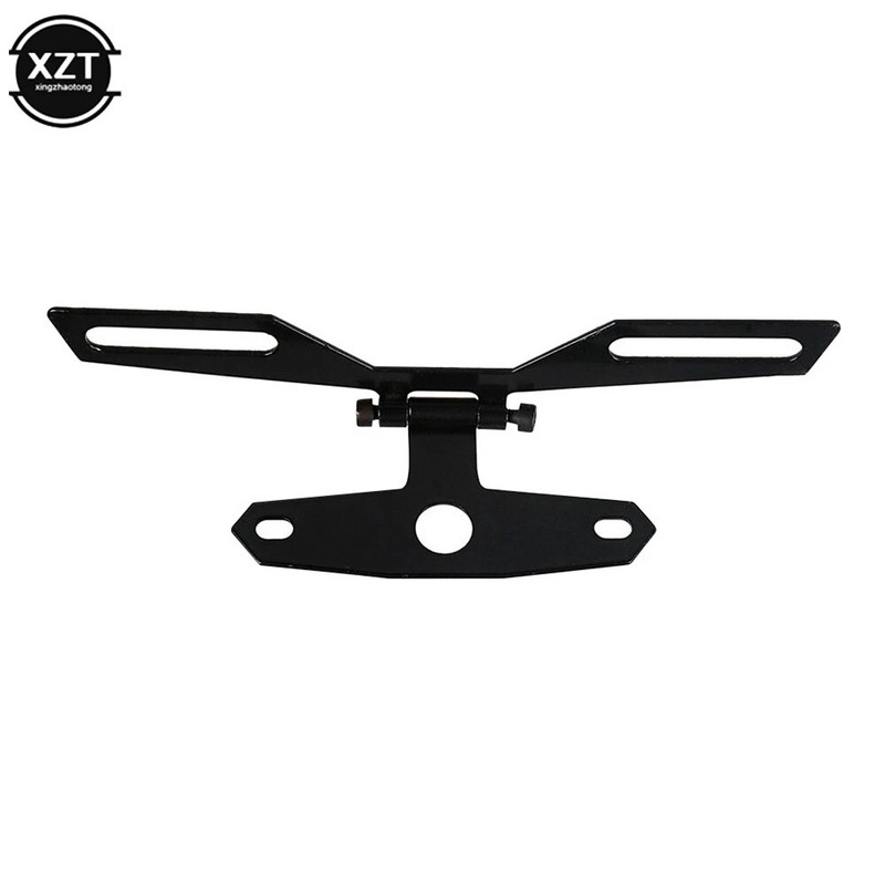 1 gab. Regulējams salokāms numura zīmes kronšteins aizmugurējā luktura kronšteins ATV netīrumu motociklu motociklu sporta ielu velosipēdiem