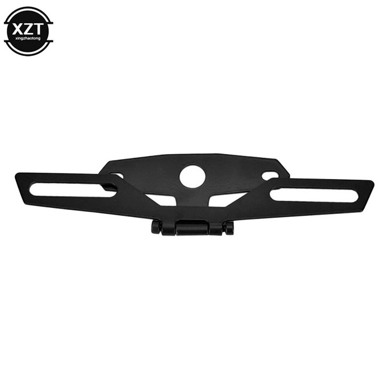 1 gab. Regulējams salokāms numura zīmes kronšteins aizmugurējā luktura kronšteins ATV netīrumu motociklu motociklu sporta ielu velosipēdiem