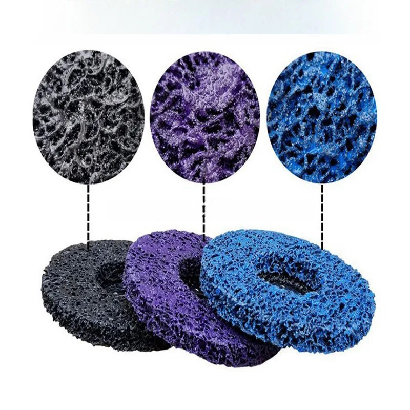 100-125 мм коралов диск с абразивна боя за колела Препарат за отстраняване на ръжда Чисти шлифовъчни колела за мотоциклети Издръжлив ъглошлайф Автомобил