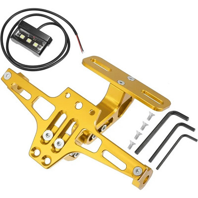 Motocikla numura zīmes kronšteins, universāls motocikla spārnu noņemšanas komplekts OEM pagrieziena signālam