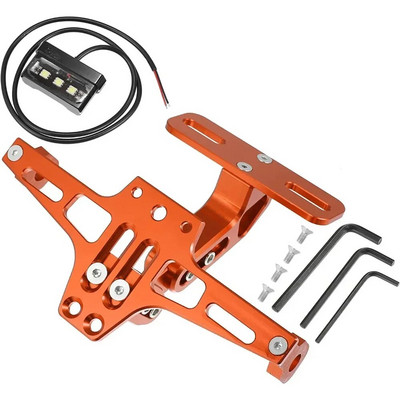 Motocikla numura zīmes kronšteins, universāls motocikla spārnu noņemšanas komplekts OEM pagrieziena signālam