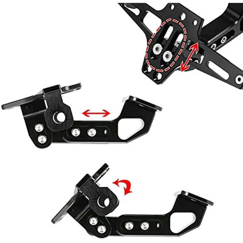 Motocikla numura zīmes kronšteins, universāls motocikla spārnu noņemšanas komplekts OEM pagrieziena signālam