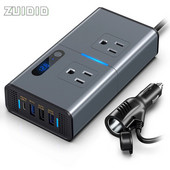 200W automobilski inverterski transformator 12V 220V pretvarač automatski inverzni strujni adapter Tip C USB punjač Dodatna oprema za vozila