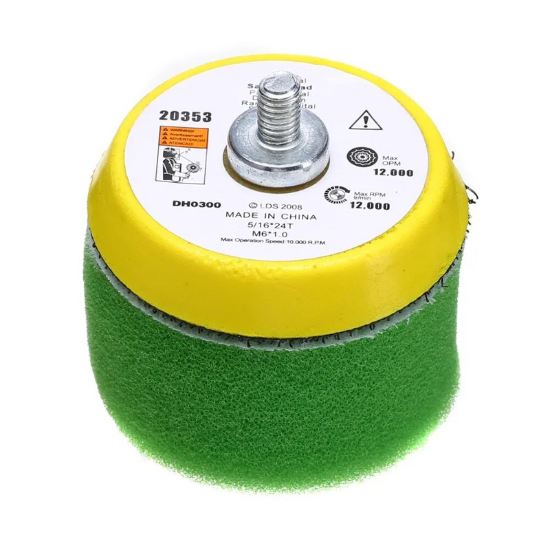 16 tk auto poleerimislapp 2 tolline 50 mm auto poleerimine vahatav käsn Rataste poleerimisketta komplekt auto poleerimismasinale Vaha eemaldab kriimud