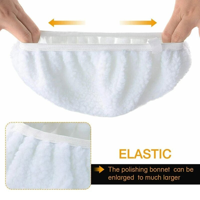 5 db 10 hüvelykes motorháztető polírozó polírozó pad polírozó kiegyenlítő autó puffer viasz