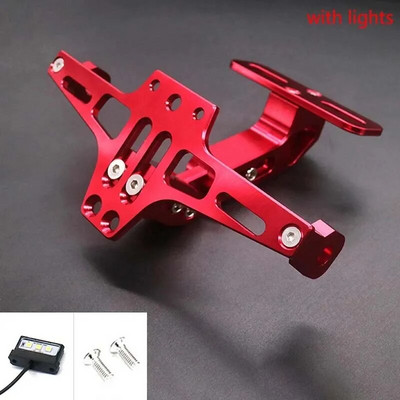 Φώτα στροφής βάσης βάσης πινακίδας κυκλοφορίας μοτοσικλέτας για Kawasaki Z750 Z800 Honda Yamaha MT07 MT09 MT10 R1