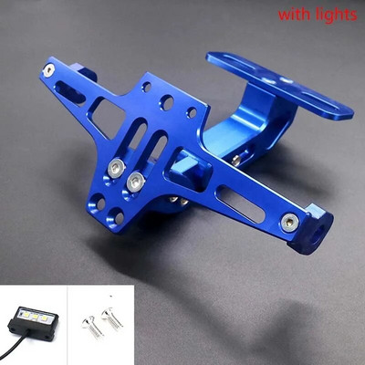 Φώτα στροφής βάσης βάσης πινακίδας κυκλοφορίας μοτοσικλέτας για Kawasaki Z750 Z800 Honda Yamaha MT07 MT09 MT10 R1