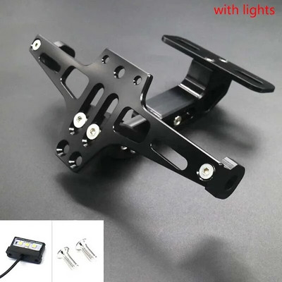 Φώτα στροφής βάσης βάσης πινακίδας κυκλοφορίας μοτοσικλέτας για Kawasaki Z750 Z800 Honda Yamaha MT07 MT09 MT10 R1