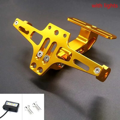 Φώτα στροφής βάσης βάσης πινακίδας κυκλοφορίας μοτοσικλέτας για Kawasaki Z750 Z800 Honda Yamaha MT07 MT09 MT10 R1