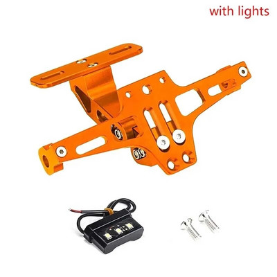 Φώτα στροφής βάσης βάσης πινακίδας κυκλοφορίας μοτοσικλέτας για Kawasaki Z750 Z800 Honda Yamaha MT07 MT09 MT10 R1