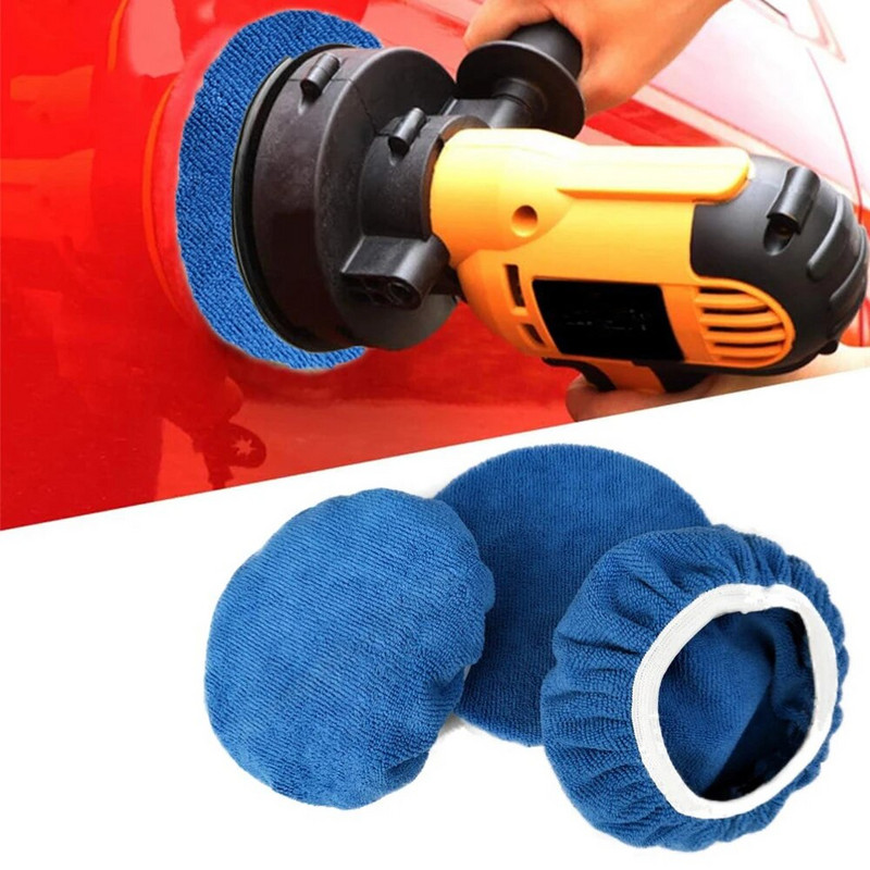 Auto Paint Care Ultra Fine Fiber Auto vaksācijas komplekts Coral Velvet Crystal Plating Pulēšanas mašīna nomaiņai auduma mazgāšanas tīrīšanas rīks