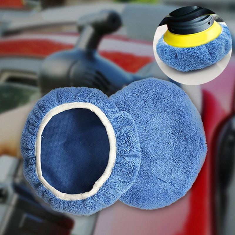 Auto Paint Care Ultra Fine Fiber Auto vaksācijas komplekts Coral Velvet Crystal Plating Pulēšanas mašīna nomaiņai auduma mazgāšanas tīrīšanas rīks