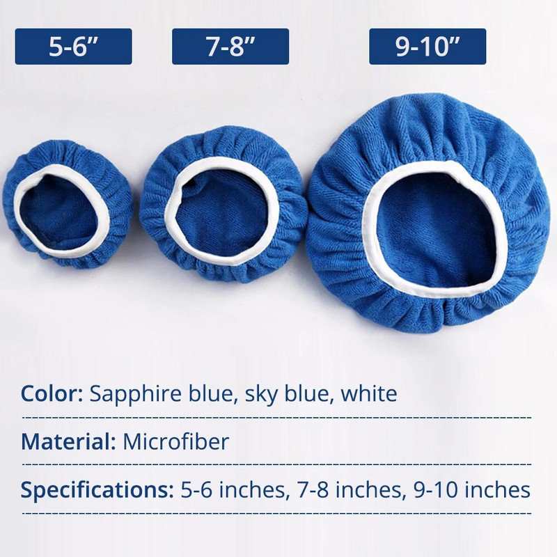 Auto Paint Care Ultra Fine Fiber Auto vaksācijas komplekts Coral Velvet Crystal Plating Pulēšanas mašīna nomaiņai auduma mazgāšanas tīrīšanas rīks