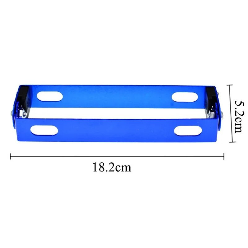 Motociklistički okvir za automobilske registarske pločice Univerzalni aluminijski Power Racing metalni držač držača za registarske pločice s automatskim podešavanjem kuta