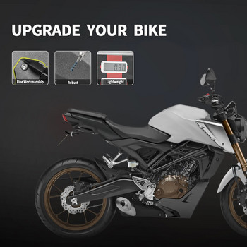 2022 CB125R Държач за регистрационен номер за Honda CB150R CB250R CB300R 2018-2021 Мотоциклетна опашка Подреден калник Елиминатор с LED светлина