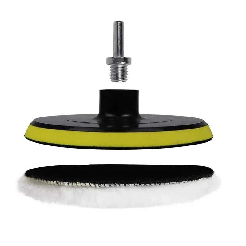 3/4/5 collu pulēšanas komplekts Pulēšanas spilventiņš Automašīnu vaskošanas sūklis disks Vilnas riteņu Auto Paint Care Pulēšanas spilventiņi Auto sīkrīks