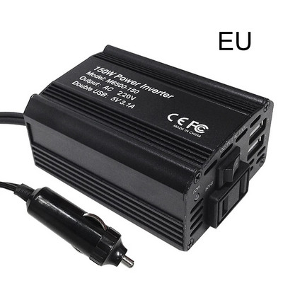 Tīra sinusoidālā viļņa invertors DC 12V līdz maiņstrāva 110/220V 300W pārnēsājams automašīnas strāvas pārveidotājs lādētājs pārveidotājs adapteris Universāla ES ligzda