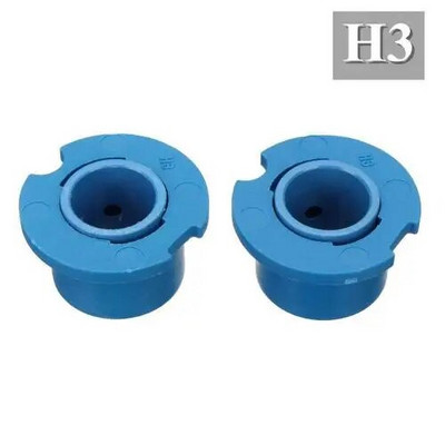 2vnt Automobilio LED priekinių žibintų lemputės lemputės pagrindo adapterio lizdo laikiklio laikiklis 880 / 9006-HB4 / 9005-HB3 / H11 / H7 / H4-HB2 / H3 / H1