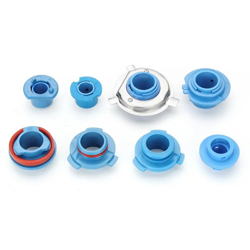 2vnt Automobilio LED priekinių žibintų lemputės lemputės pagrindo adapterio lizdo laikiklio laikiklis 880 / 9006-HB4 / 9005-HB3 / H11 / H7 / H4-HB2 / H3 / H1