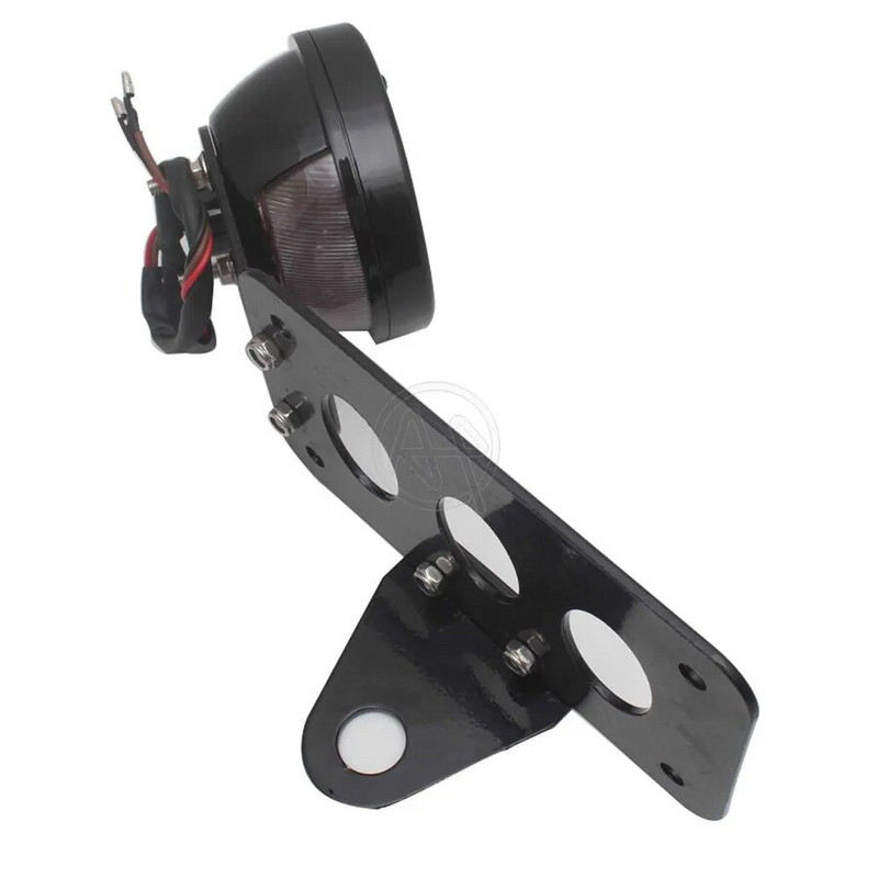Για Harley Sportsters Bobber Chopper Universal Motocycle Side Mount Rear Stop Tail Light Βάση πινακίδας κυκλοφορίας