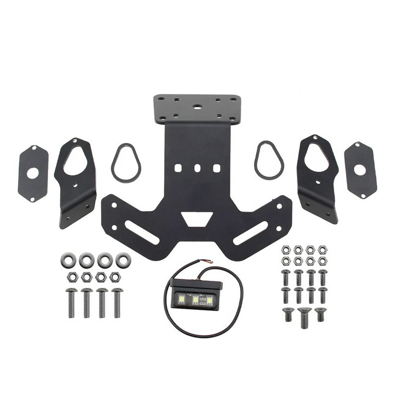 MKLIGHTECH Για YAMAHA MT125 MT-125 MT15 MT-15 2018-2022 MT 15 125 Βάση πινακίδας κυκλοφορίας Πίσω πλαίσιο ουράς Φτερού Εξολκέα