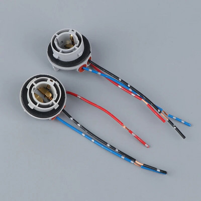 2tk 1156 BA15S BAU15S 1157 BAY15D lambipesa pirnid PY21W P21W adapteri aluse pistikupesa suunatule esitulede jaoks