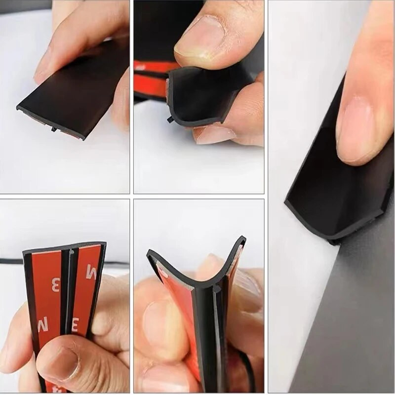 14/19/30 mm-es gumi autó tömítések élzáró csíkok autó tető szélvédő tömítőanyag védő ablak tömítés csíkok hangszigetelő szalag