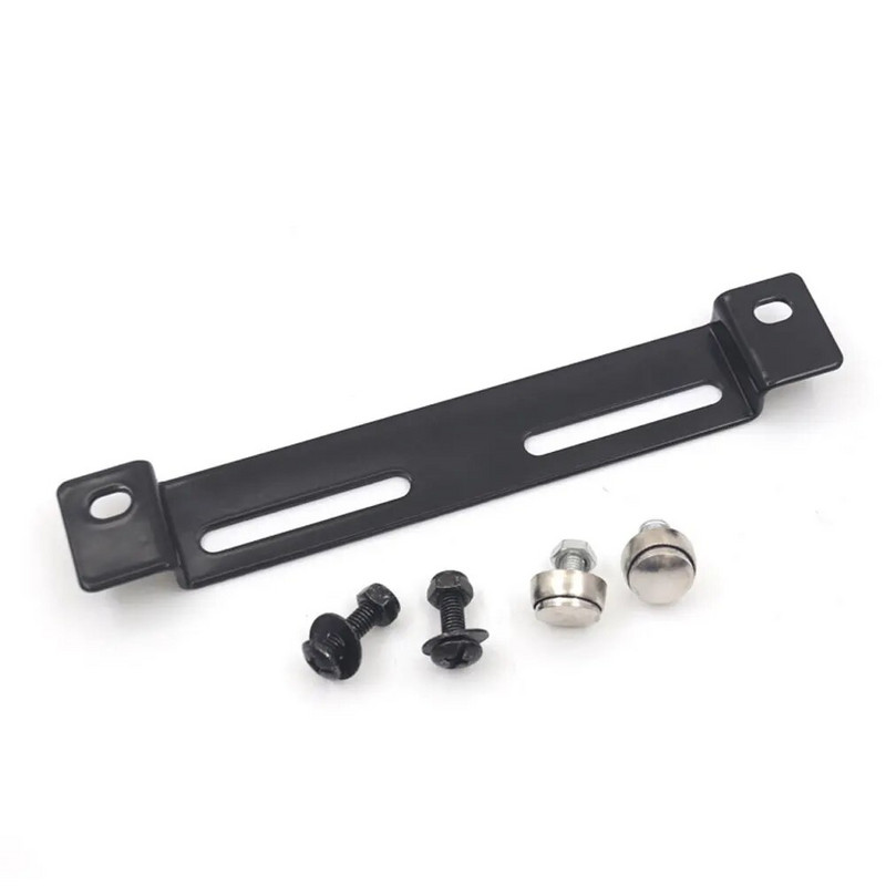 Motocikla priekšējais aizmugurējais licences kronšteins aizmugurējā turētāja rāmis numura zīmes atbalstam motocikla piederumiem